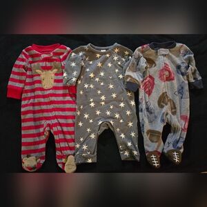 13 Piece Lot Infant Baby Boy Clothing Size 0-3 Mo Shirts Pants Jackets Jammies